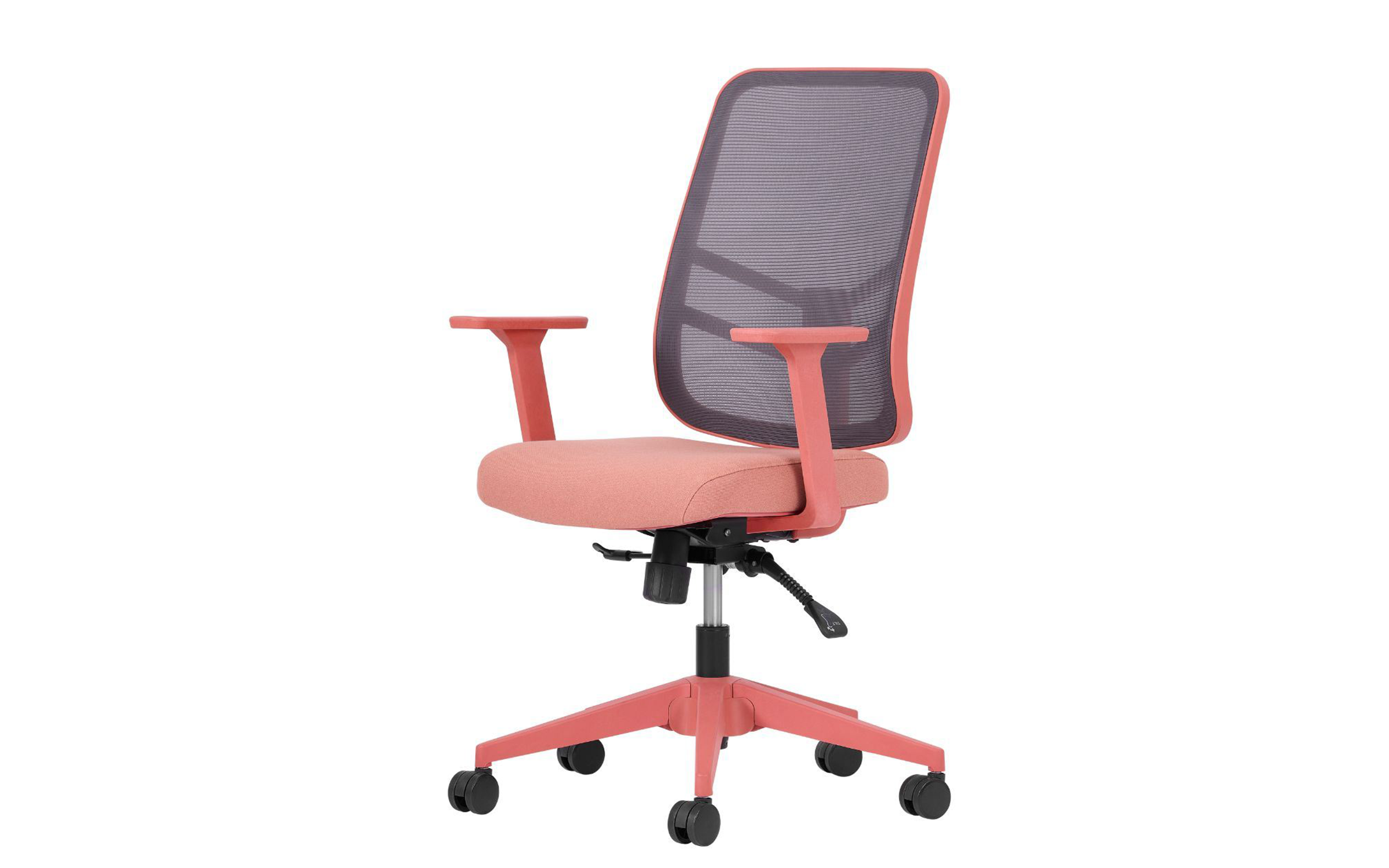 Scaun de birou Lotus, roz  5